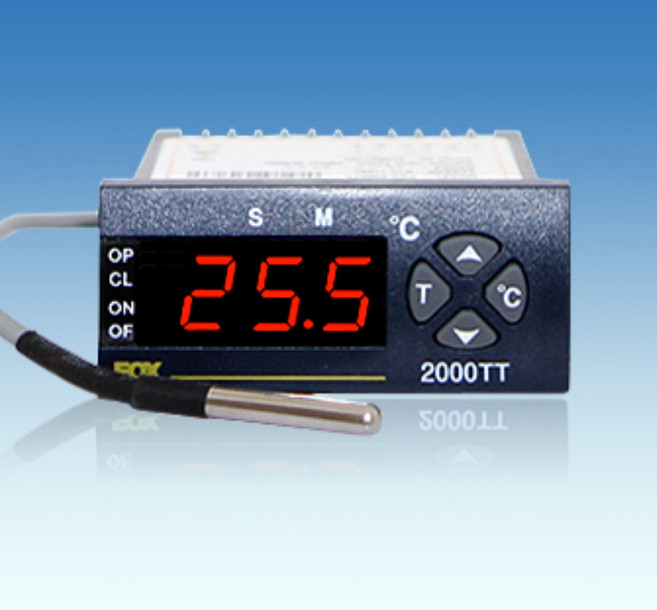 코노텍 비닐 하우스 자동 개폐기 디지털 온도계 온도 조절기 FOX-2000TT, 1개