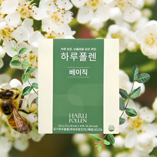 [하루폴렌] 베이직 벌화분 건강식품 면역력 강화 피로회복 천연 영양제, 30개, 10ml - 쿠팡