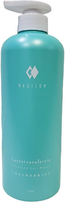 MAGICOM 美肌之鏡 乳鐵蛋白專業養護洗髮乳 溫和潔淨、修護受損髮質 使秀髮恢復健康光澤, 1個, 700ml