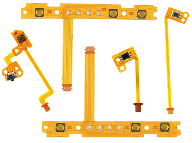 스위치 조이 콘 제어를 위한 키 리본 플렉스 케이블용 5 in 1 ZL ZR L SL SR 버튼, 한개옵션1, 한개옵션0