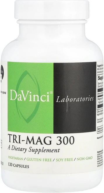 DaVinci Laboratories Tri-Mag 300 캡슐 120정(캡슐 1정당 75mg) Laboratories (다빈치 래보라토리스), DaVinci Laboratories, Tri-Mag, 1개 - 쿠팡