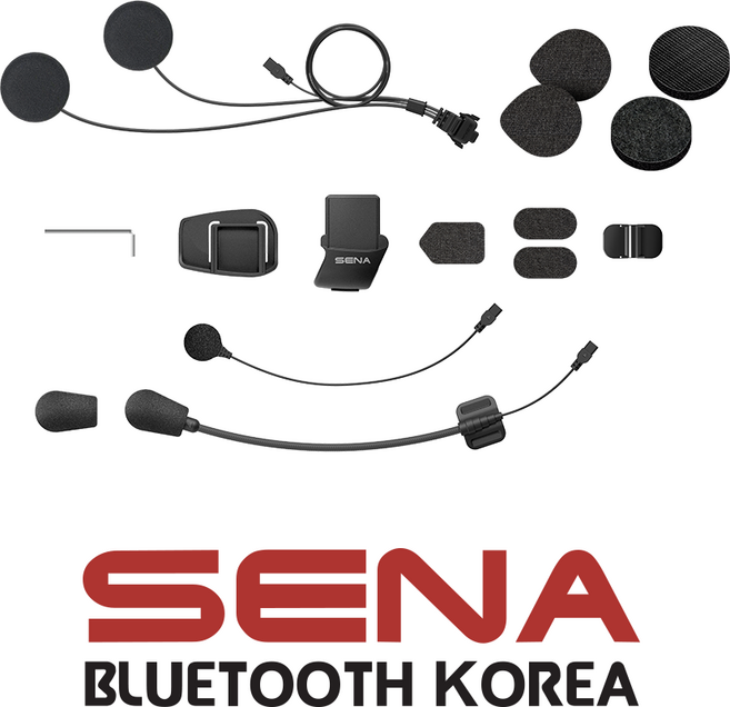 [공식 대리점] 세나 5S-A0201 5S용 HD스피커 헬멧 클램프킷
