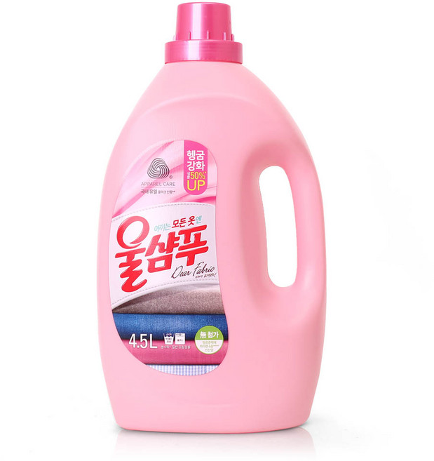 애경 울샴푸 중성세탁세제 대용량, 4.5L, 1개