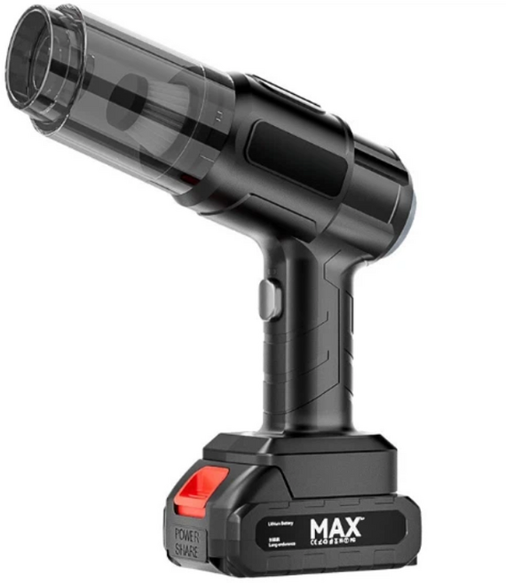 HELLOLEIBOO 무선 휴대용 진공 청소기 6631, 블랙