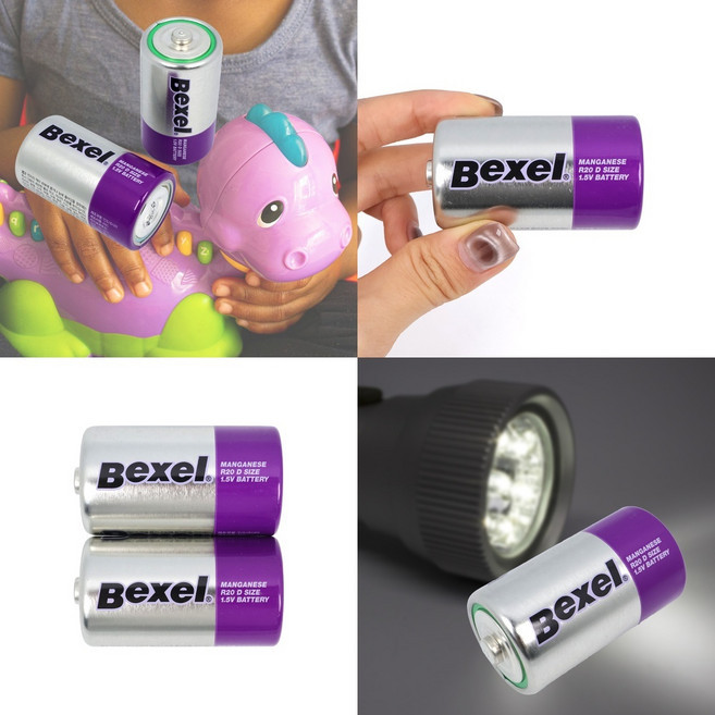 벡셀 D형 건전지 12개입 대용량팩 대용량건전지 D형건전지 대형, 1