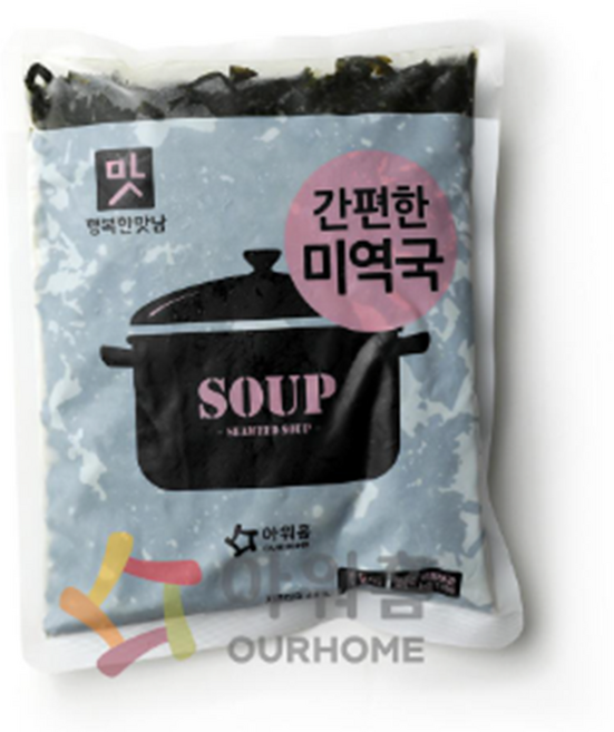 아워홈 간편한 미역국 1kg, 3개