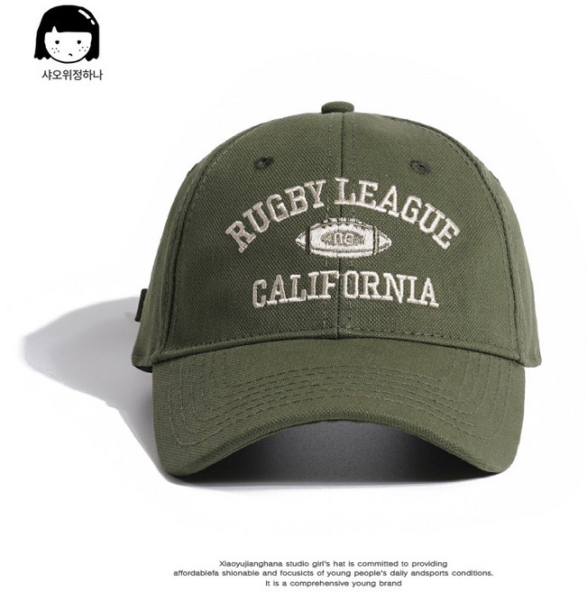 일본 복고 트렌드 빈티지 오리지널 캐주얼 야구 모자 여성 미식축구 자수 캡 모자 남성 패션