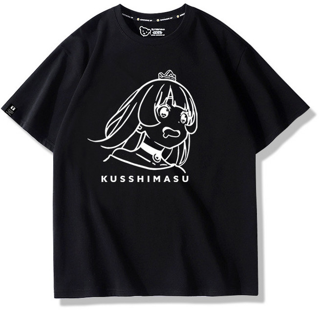 공주님 고문의 시간입니다 굿즈 남녀공용 반팔 티셔츠 루즈핏