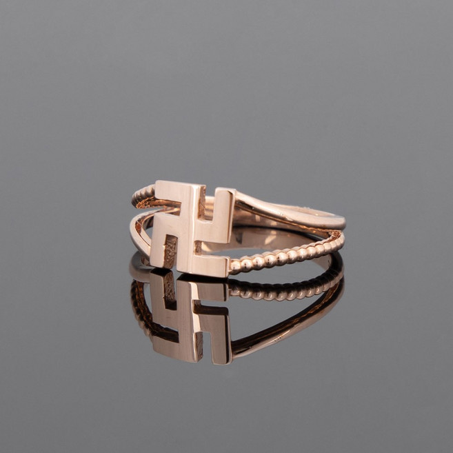 루키스톤 14k 라메디 만자반지 14k반지