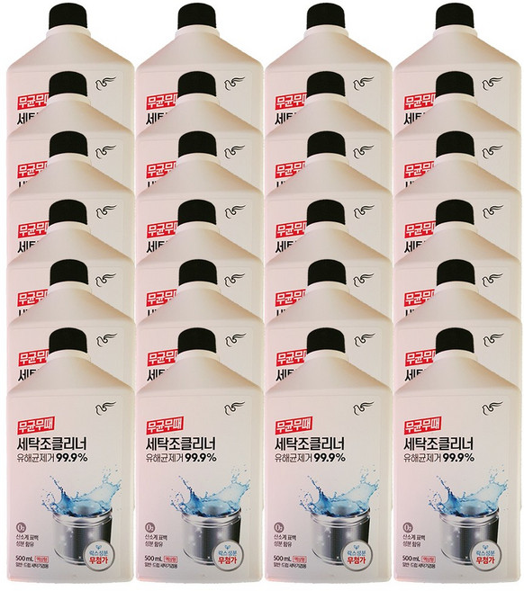 무균무때 세탁조클리너, 24, 500ml