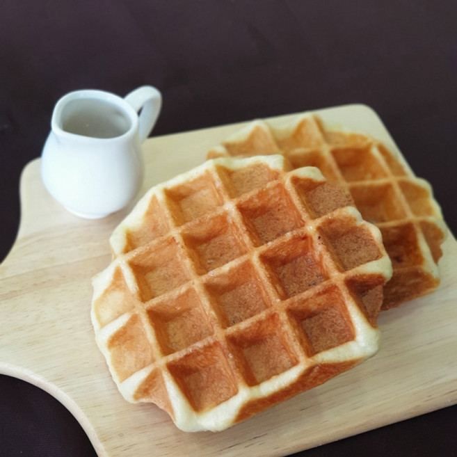 벨기에 리에주 와플 플레인 90g 10개입 아이들 어른간식 아침식사대용 개별포장, 10개