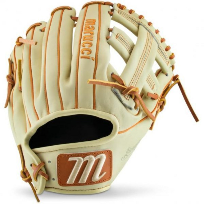 Marucci 야구글러브 야구미트 캐치볼 마루치 어센션 V3 야구 글러브 시리즈, INFIELD_11.25" - CAMEL/TOFFEE, Right Hand Throw, 1개