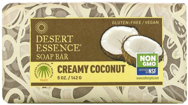 Desert Essence Desert Essence 비누 크리미 코코넛 142g (5 oz) 5팩 - 쿠팡