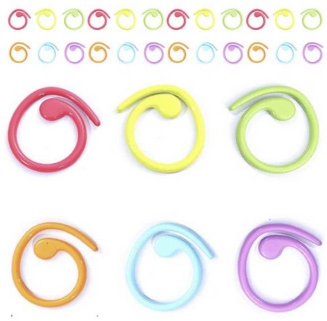 코히모 걸이형 단수 표시링 메탈 4W258, 랜덤, 90개