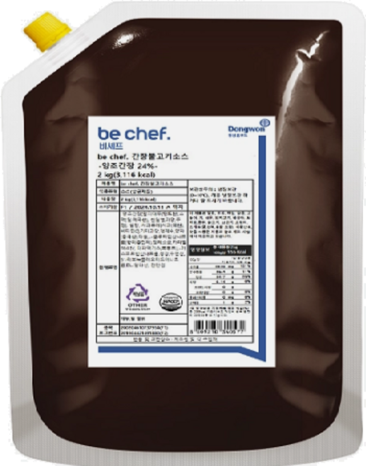 동원 비셰프 간장불고기소스 2kg, 2개