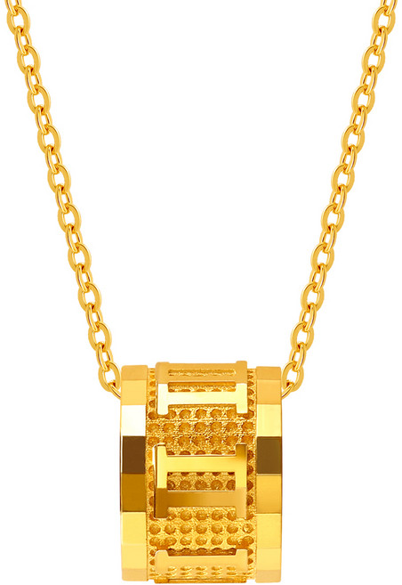 [골드팡] 24k 순금 임페리얼로마 목걸이 여성 럭셔리 고급포인트 데일리 모던심플스타일 기념일선물 여자추천 재물운 링목걸이