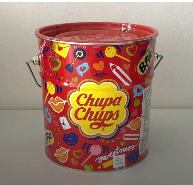 퍼페티반멜 츄파춥스 팝아트틴 믹스후르츠 150e.a, 1.65kg, 6개