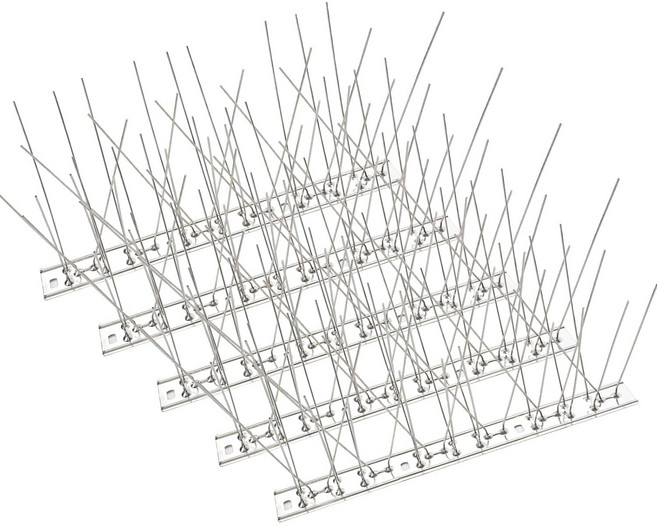 비둘기 퇴치 스파이크 가시 베란다 실외기 퇴치망 자석형 조류용품 열개 한세트, 1개