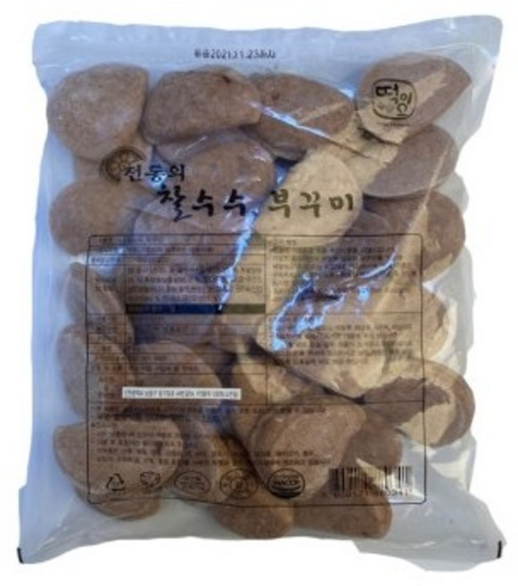 떡이오 수수부꾸미 1kg 냉동, 1개