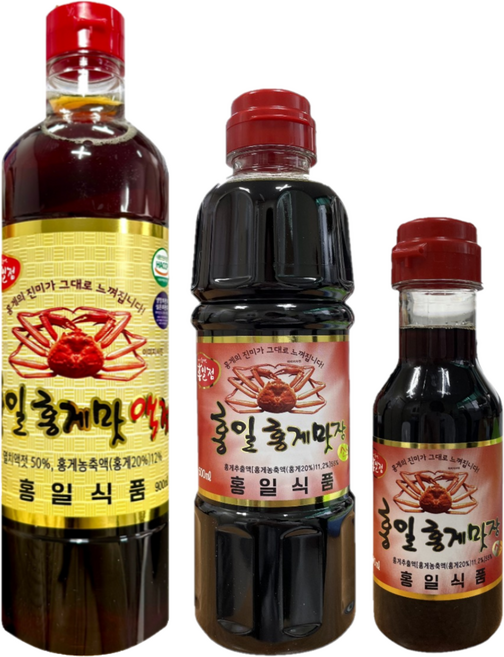 홍일식품 홍게맛장소스 홍게맛액젓 1세트 1600ml, 1.6L