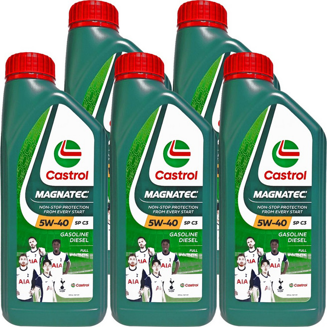 [정품] 캐스트롤 마그네틱 SN C3 5W40 합성오일 1L X 5개