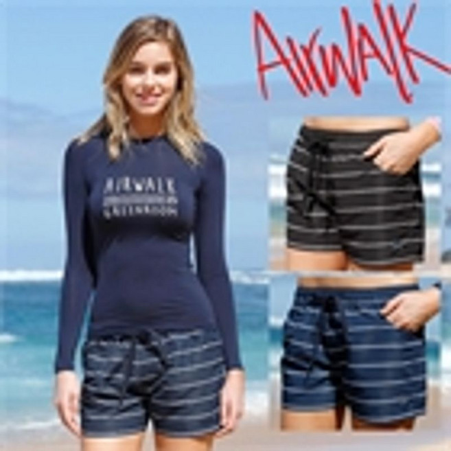 에어워크서프 여성래쉬가드 보드숏 LAWe5109 비치트렁크비치반바지비치웨어