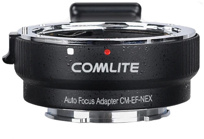 컴라이트 Canon EOS EF 렌즈 to SONY E 마운트 카메라 AF 자동 초점 렌즈어댑터 Commlite CM-EF-NEX, 998개, 단일