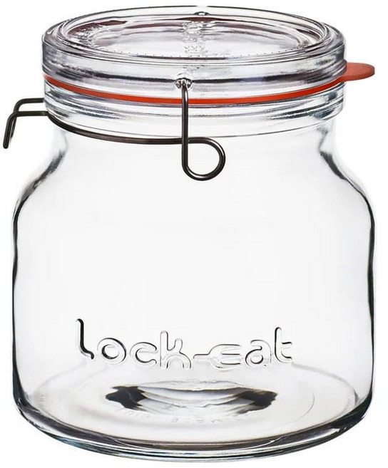 이태리 보르미올리 루이지 락잇 핸디자 1.5L 유리 밀폐용기 보관 유리병, 단품, 1개