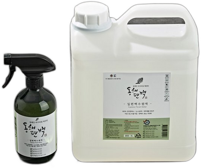 동해편백 잎 편백수 전남장흥 천연 피톤치드 원액 편백수 편백 오일 새집증후군 셀프청소, 1개, 10000ml