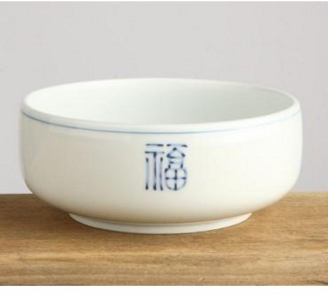 여주도자기 대장금 갈비탕기 한식기 라면기 국수기 복 도자기 그릇, 1개