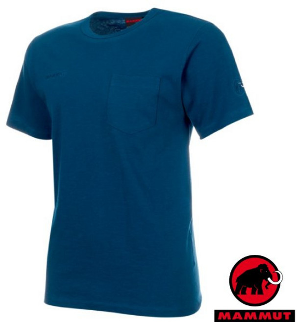 【MAMMUT 長毛象】男 彈性舒適 天然棉 圓領短袖口袋T恤 Classic 休閒棉T 10001
