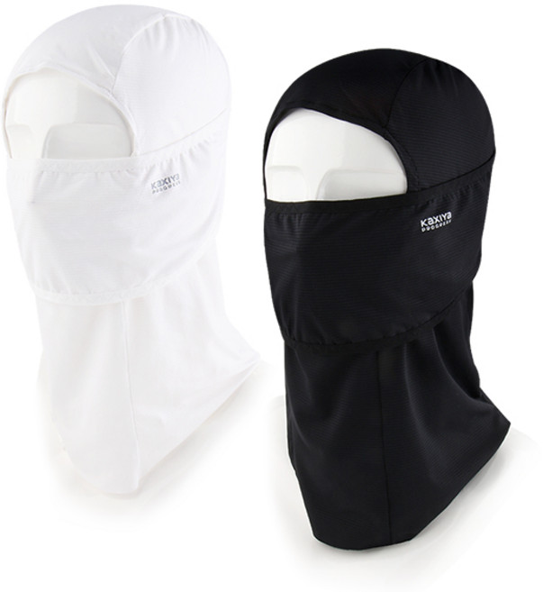 [KAXIYA] 카시야 아쿠아엑스 냉감 쿨 바라클라바, 화이트, 1개