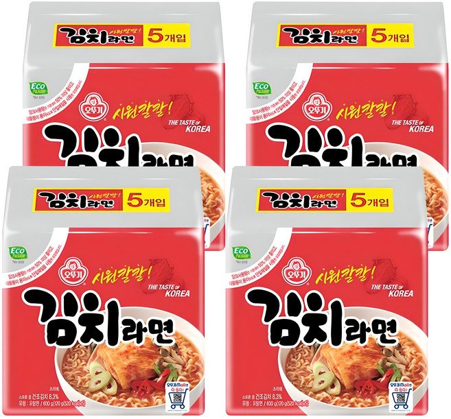 오뚜기 김치라면, 20개