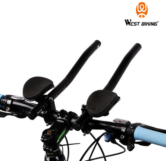 WEST BIKING TT바 안전 티티바 로드 자전거 핸들바 에어로바, 1개