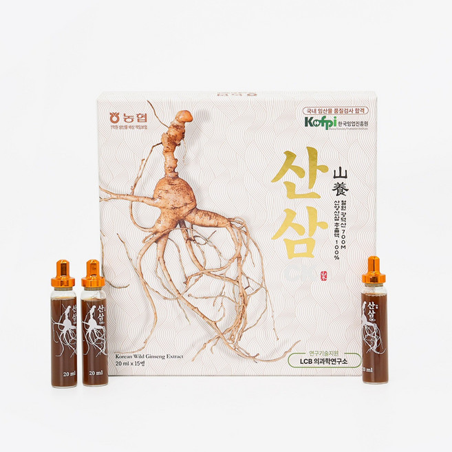 산초당 산양삼 산삼 액기스 강원도 산양산삼 고함량 사포닌, 15개, 80ml