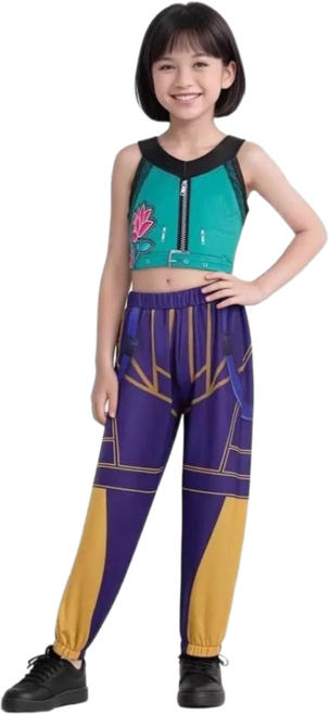 하와즈 키즈 댄스 의상 코스튬 놀이공원룩 상하세트