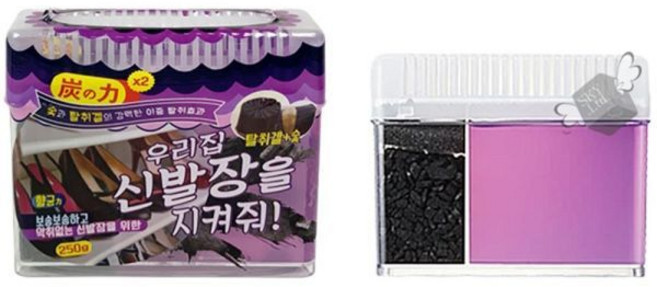 이중탈취 신발장용 탈취제 250g x3개/공기탈취제 냄새제거 발냄새