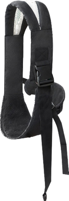 便攜單肩嬰兒背帶 - 簡易斜挎抱娃, 黑色【升級新款--防滑護腰】