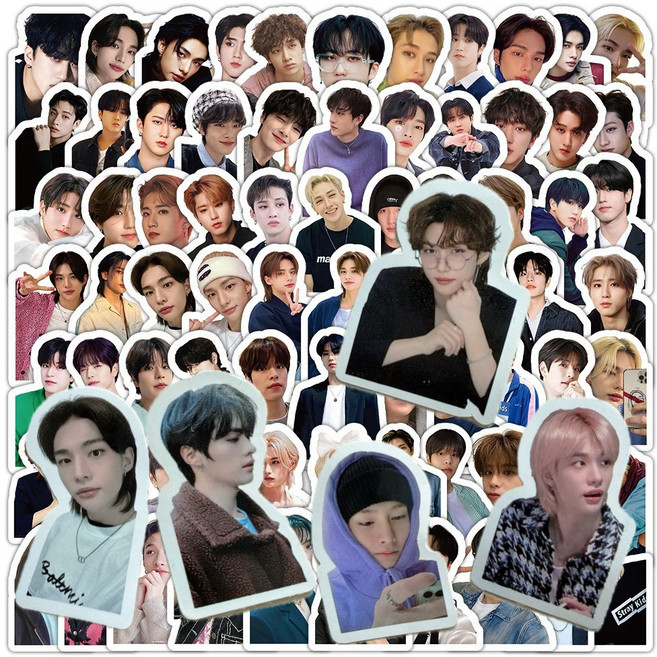 러블리마켓 스트레이키즈 비공굿 방수 다꾸 스티커 세트, 1개