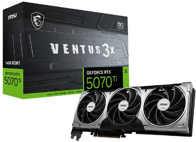 MSI 지포스 RTX 5070 TI 벤투스 3X OC 16GB