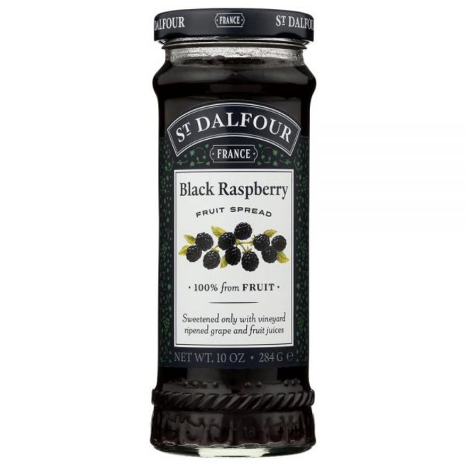 수제잼 토스트 샌드위치 잼 생달푸 블랙 라즈베리 100% 일 절 6x10온스, 수제잼 토스트 샌드위치 잼 생달푸 블랙 라즈베리 100, 284g, 1개