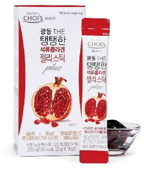 광동 THE 탱탱한 석류콜라겐 젤리스틱 PLUS 10p, 200g, 14개