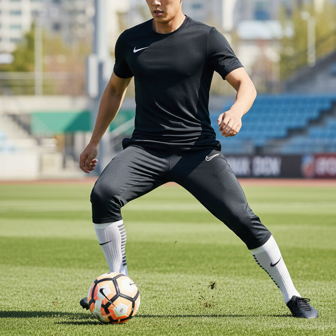 나이키 드라이핏 반팔 7부 세트 BV6708-010 FZ9787-010 반팔 티셔츠 7부 반바지 드라이 핏