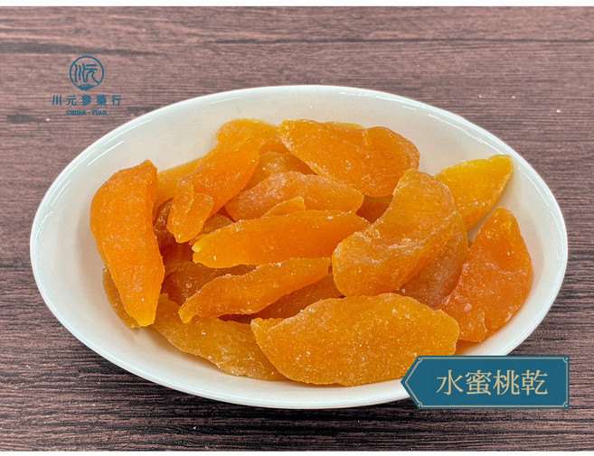 川元參藥行 水蜜桃乾, 1個, 220g