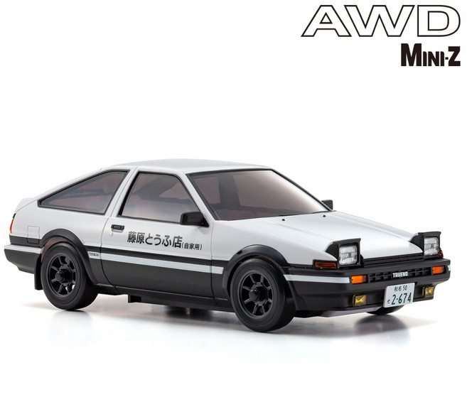 KYOSHO MINI-Z AWD車殼 MZP479ID 頭文字D TOYOTA AE86 (白色), 1個