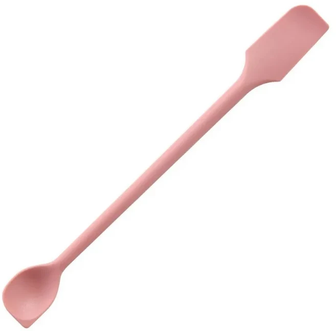다기능 실리콘 스크레이퍼 미니 더블 2-In-1 과일 잼 화장품 병 주걱 스푼 주방 요리 베이킹 도구. ​, 04 Pink