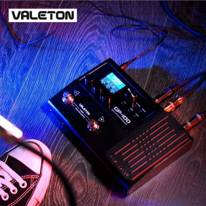 Valeton 베일톤 GP100 멀티이펙터 프로세서 기타 페달, 1. Black, 1개
