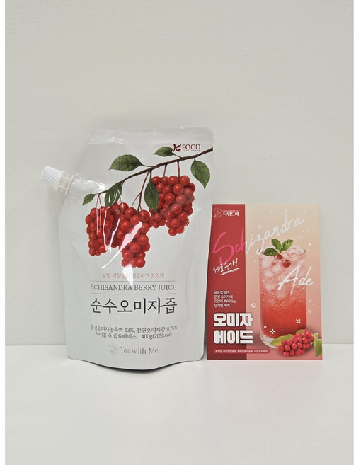 [티위드미] 설탕 걱정 없는 제로슈가 오미자청 순수오미자즙, 1개, 400g