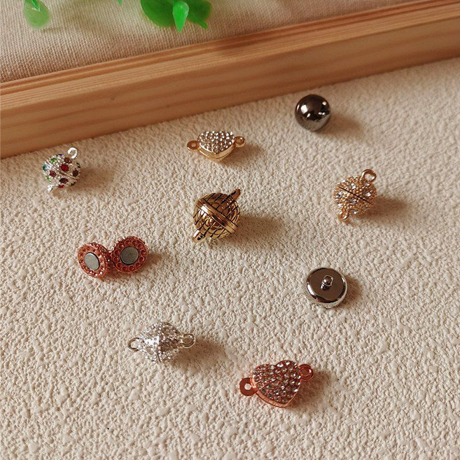 스카프고정자석 마그네틱 버클 의류 스카프 고정 자석 브로치 다기능 포인트 악세사리 3세트