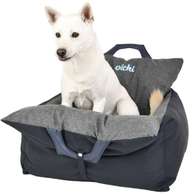 올치 강아지 카시트 커버분리 방수, 네이비, 1개